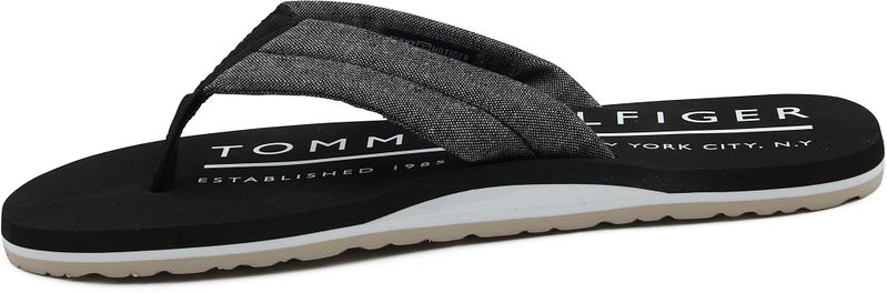 Tommy Hilfiger Flip Flops Chambray Schwarz - Größe 46 günstig online kaufen