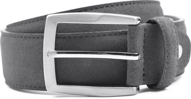 Suitable Riem Su&egrave;de Leer Grijs