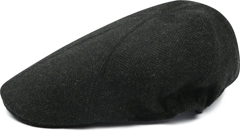 Suitable Flat Cap Wool Herringbone Dunkelgrün - günstig online kaufen