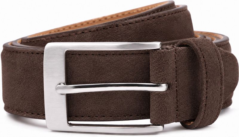 Suitable Riem Su&egrave;de Leer Bruin