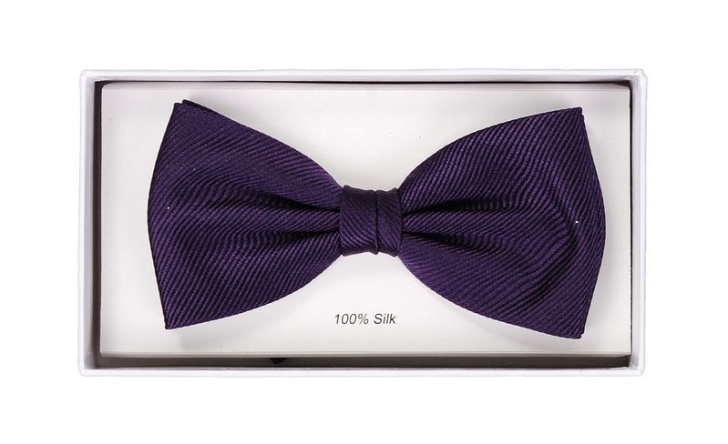 Smoking Fliege Seide Dunkellila F62 - günstig online kaufen