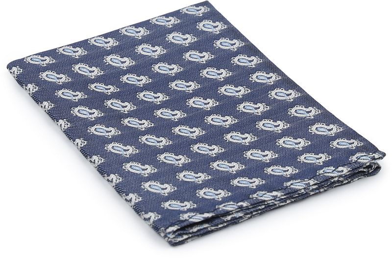 Geeignete Seidenkrawatte Blau Print - günstig online kaufen