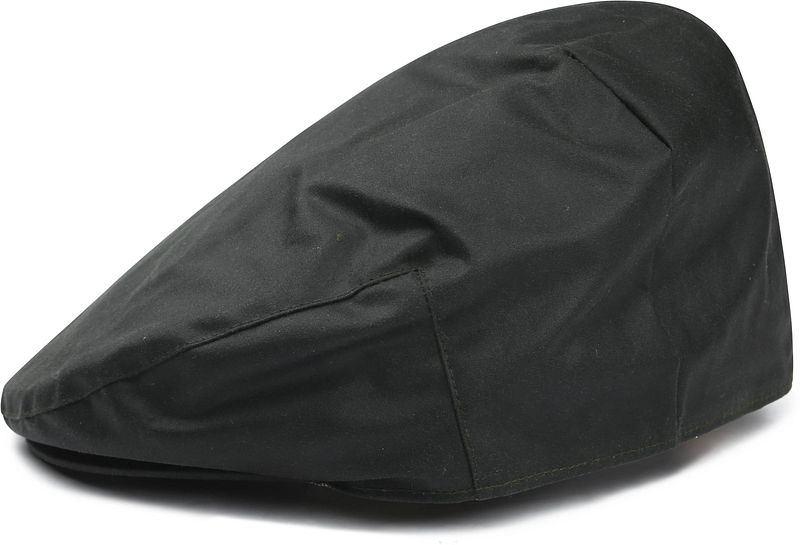 Barbour Wax Flat Cap Dunkelgrün - Größe XL günstig online kaufen