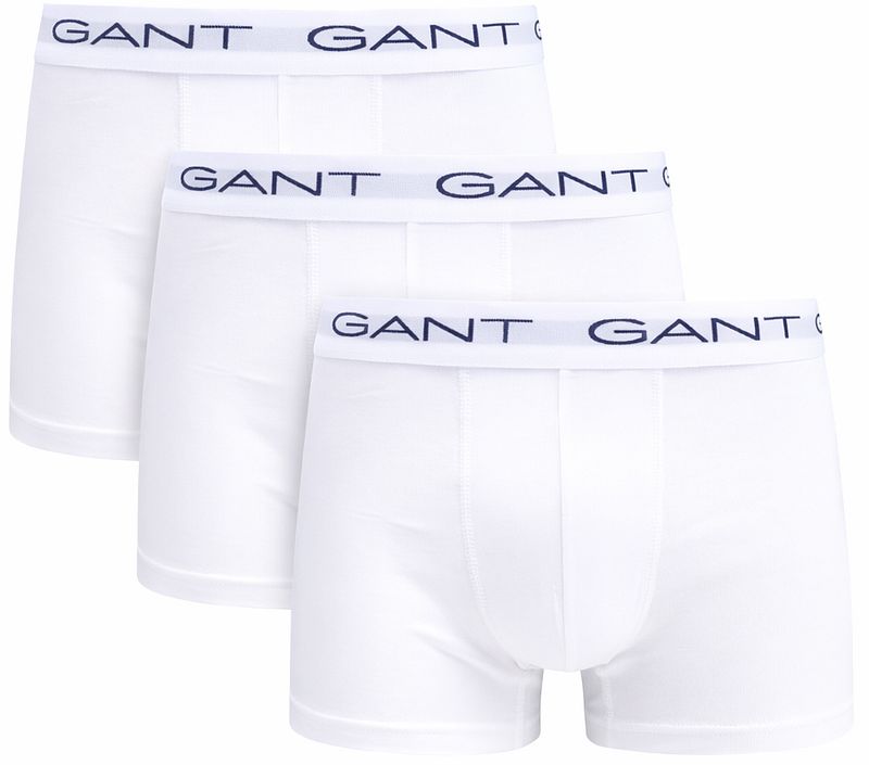 Gant Boxershorts trunk 3er-Pack Weiß - Größe XXL günstig online kaufen