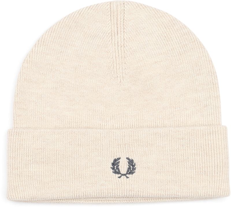 Fred Perry Mütze Wolle Blend Ecru - günstig online kaufen