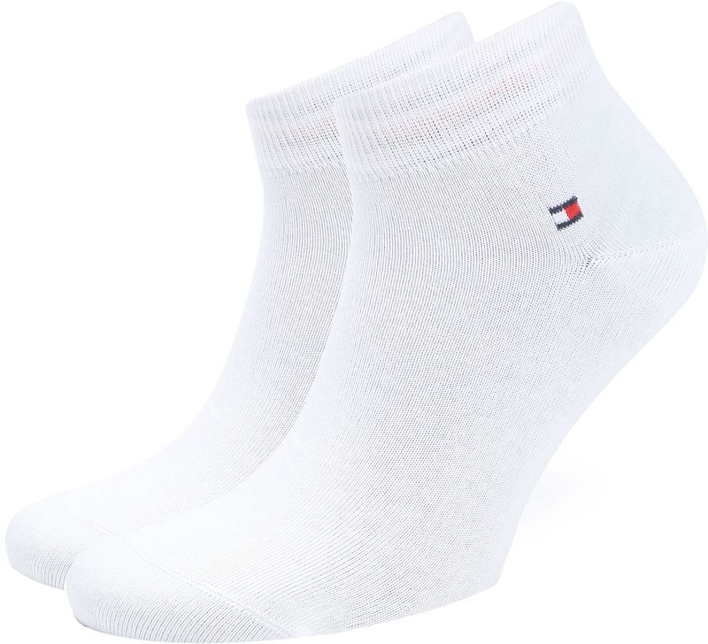 Tommy Hilfiger Sneaker Socken 2-Pack Weiß - Größe 43-46