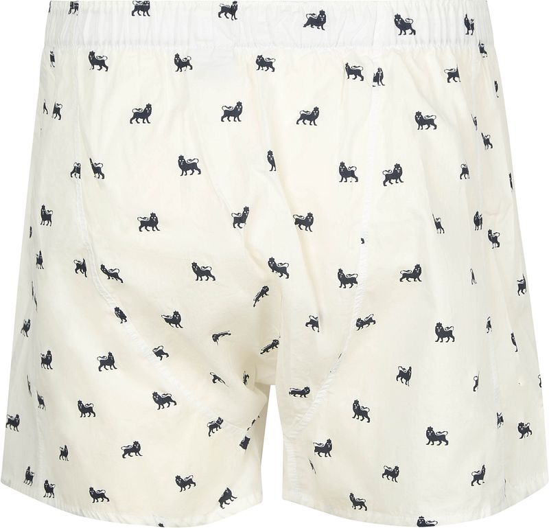 Steppin' Out Boxer weiß Logo Oxford - Größe M günstig online kaufen