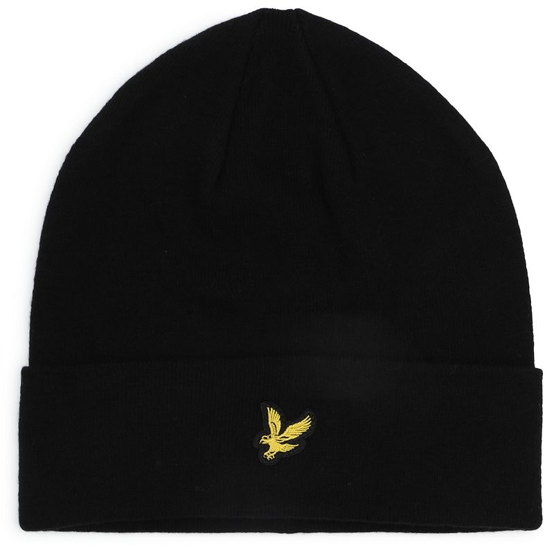 Lyle & Scott Beanie Wool Blend Schwarz -