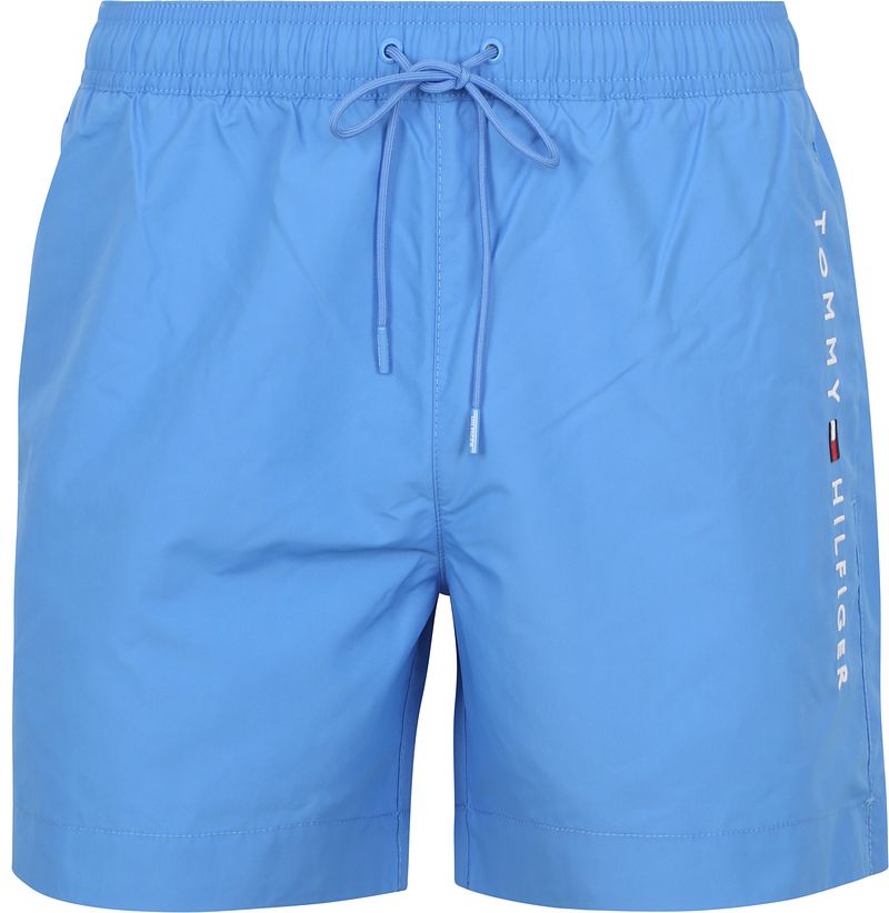 Tommy Hilfiger Badeshorts Logo Blau - Größe S günstig online kaufen