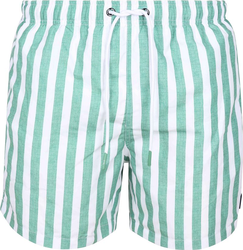 Suitable Badeshorts Big Stripe Grün - Größe Xxl