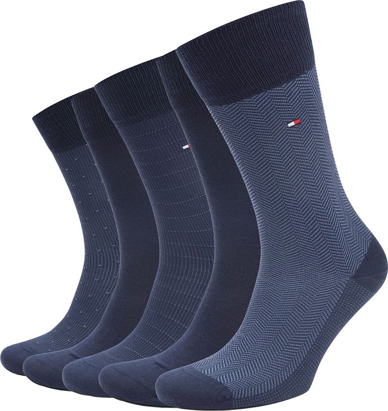 Tommy Hilfiger Giftbox 5-Pack Navy - Größe 43-46 günstig online kaufen