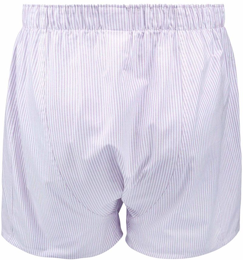 Steppin' Out Boxershort Striped Oxford Lila - Größe S günstig online kaufen