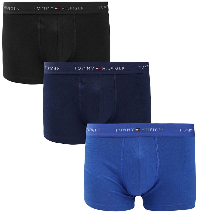 Tommy Hilfiger Boxer Trunk 3-Pack Blau - Größe M günstig online kaufen