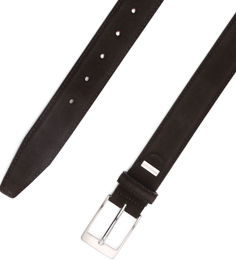 Profuomo Wildleder Gürtel Dunkelbraun - Größe 95 günstig online kaufen