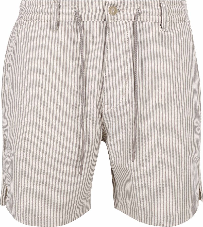 Vanguard Relaxed Short Gestreift Beige - Größe 38