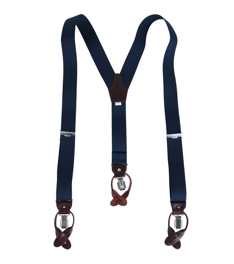 Profuomo Hosenträger Luxus Dunkelblau - günstig online kaufen