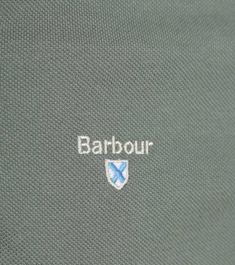 Barbour Tartan Pique Poloshirt Vintage Grün - Größe XXL günstig online kaufen