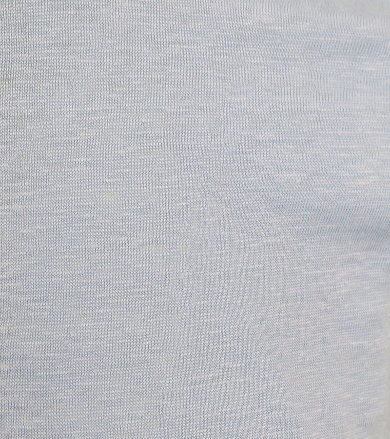 KnowledgeCotton Apparel Poloshirt Leinen Hellblau - Größe L günstig online kaufen