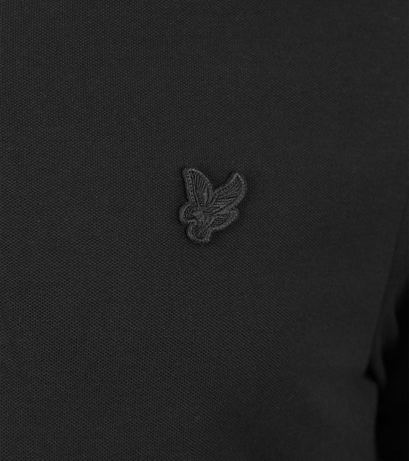 Lyle and Scott Tonal Eagle Poloshirt Anthrazit - Größe M günstig online kaufen