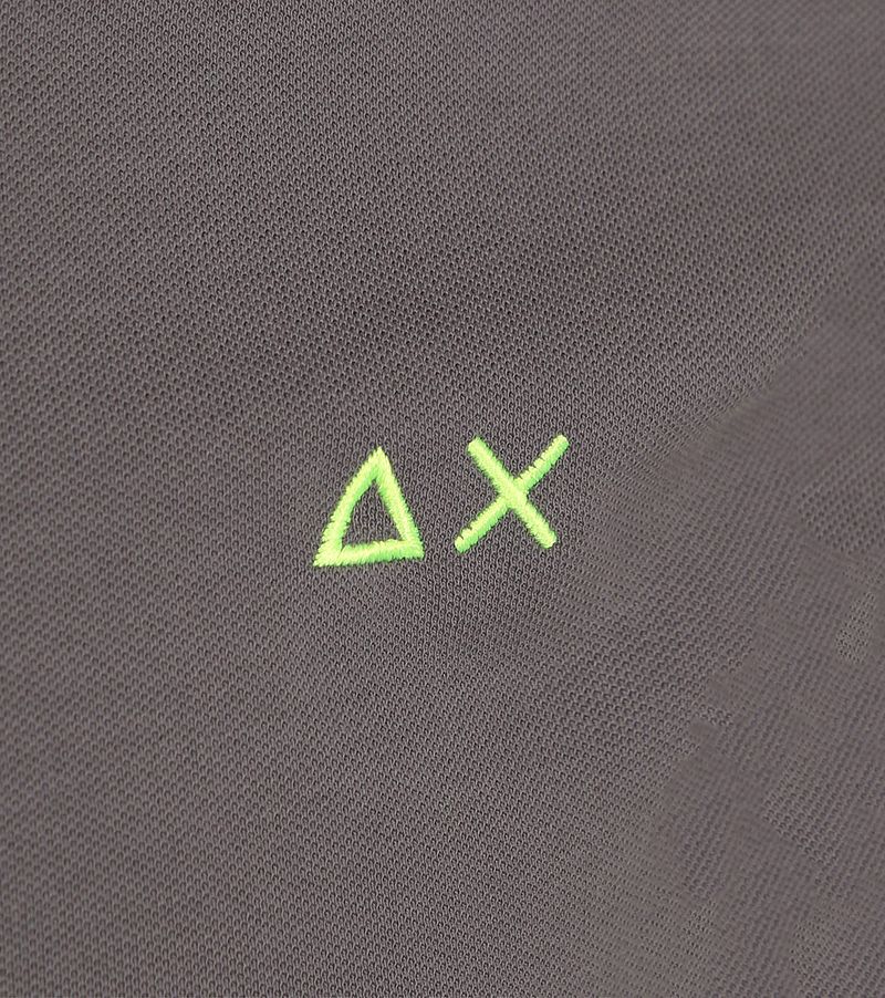 Sun68 Poloshirt Big Stripe Fluo Anthrazit - Größe L günstig online kaufen