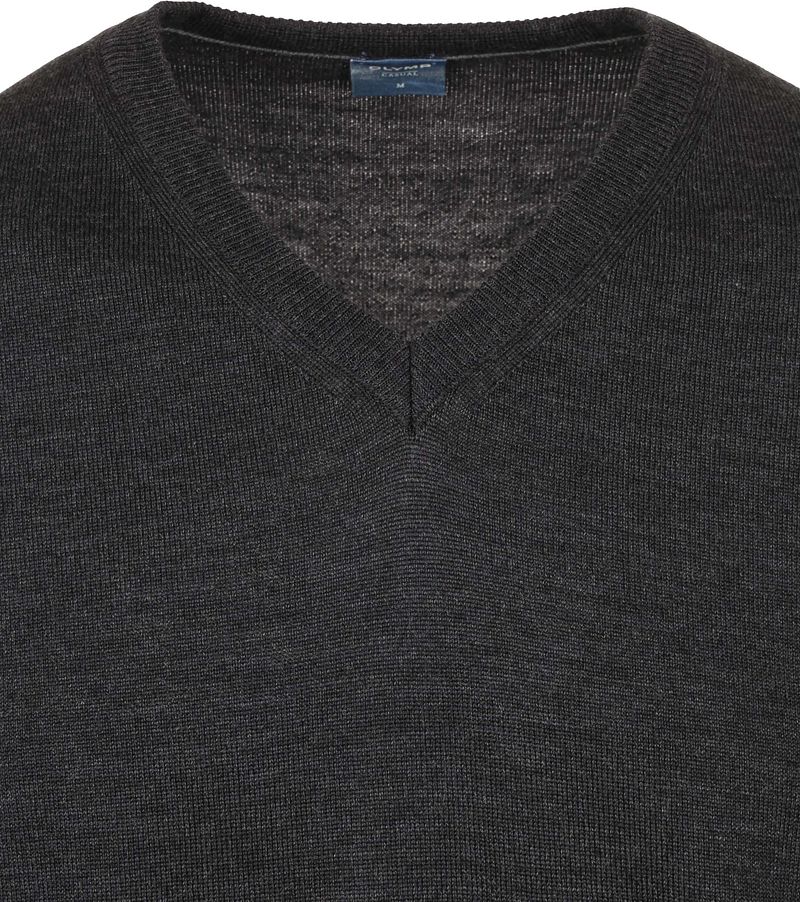Olymp Pullover Merinowolle Antrazit - Größe S günstig online kaufen