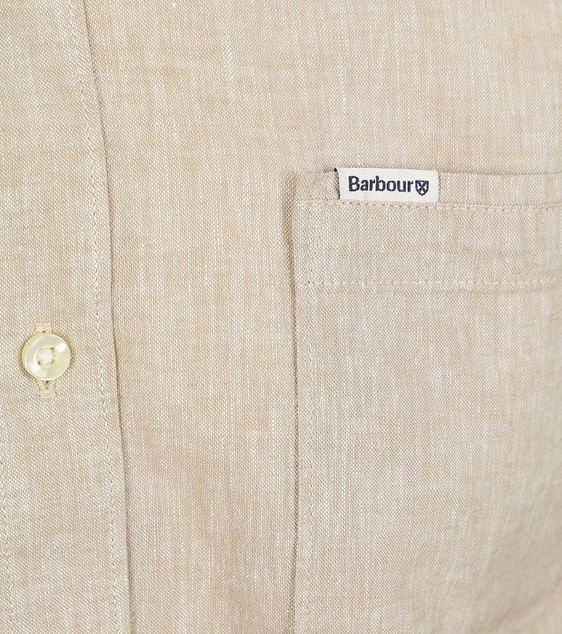 Barbour Shirt Nelson Tailored Stone Beige - Größe M günstig online kaufen