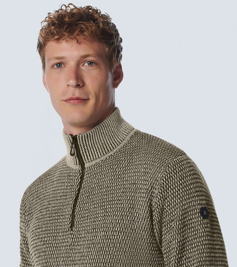No Excess Half Zipper Greige - Größe M günstig online kaufen