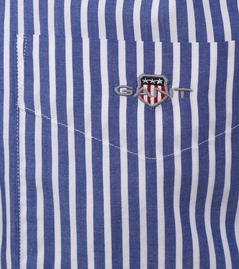 Gant Freizeithemd Stripe Blau - Größe 3XL günstig online kaufen