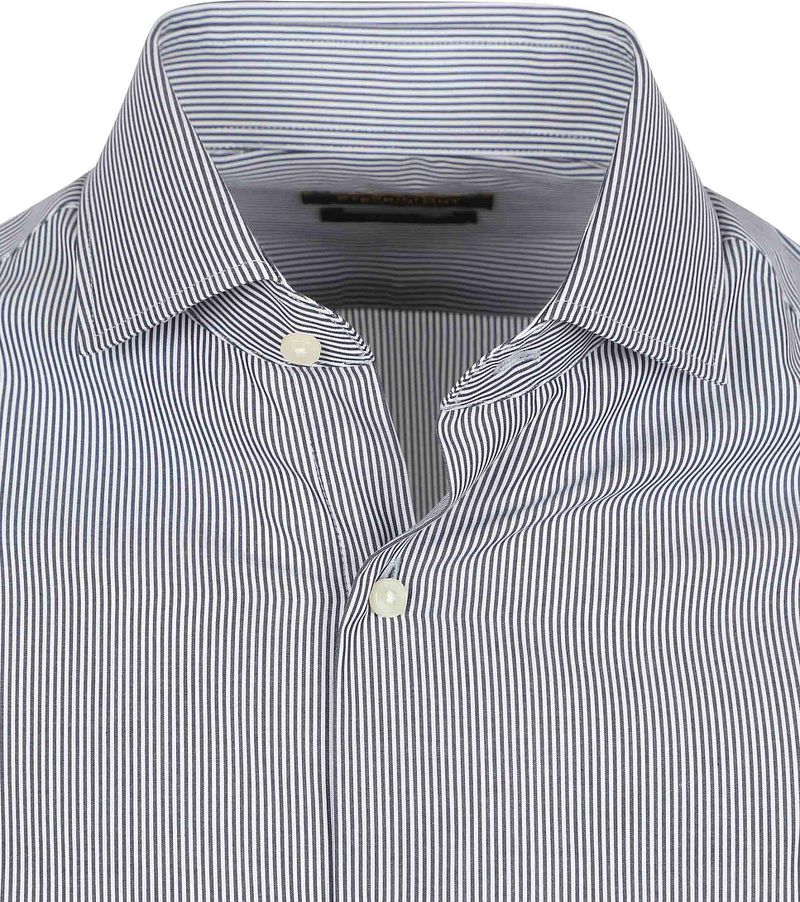 Steppin' Out Hemd Streifen Navy - Größe L günstig online kaufen