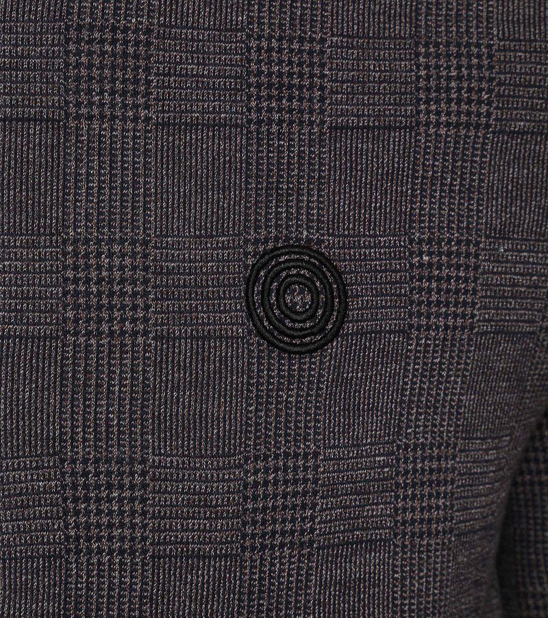 Blaue Industrie Strickjacke Grau Marine - Größe XXL günstig online kaufen
