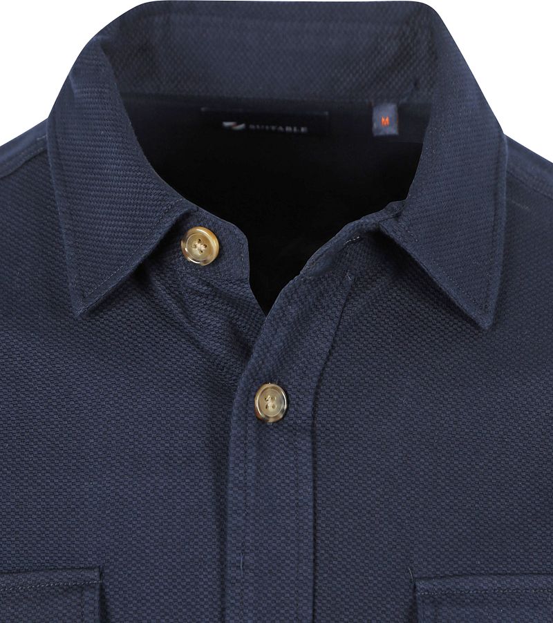 Suitable Cia Überhemd Navy - Größe M günstig online kaufen