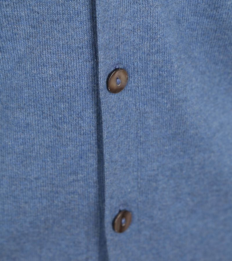 Steppin' Out Strickjacke Cotton Cashmere Blau - Größe M günstig online kaufen