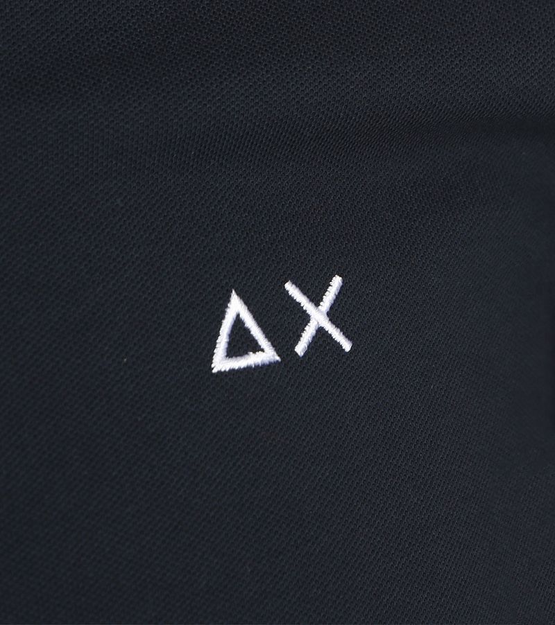 Sun68 Poloshirt Small Stripe Collar Navy  - Größe L günstig online kaufen