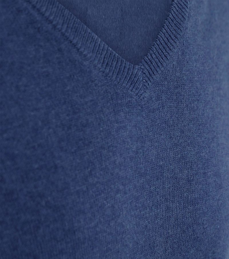 Steppin' Out Pullover Cashmere V-Ausschnitt Kobaltblau - Größe S günstig online kaufen