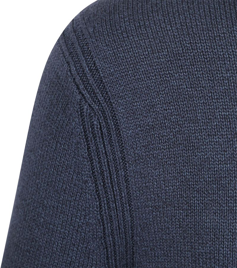 Tommy Hilfiger Strickjacke Mouliné Navy  - Größe XL günstig online kaufen