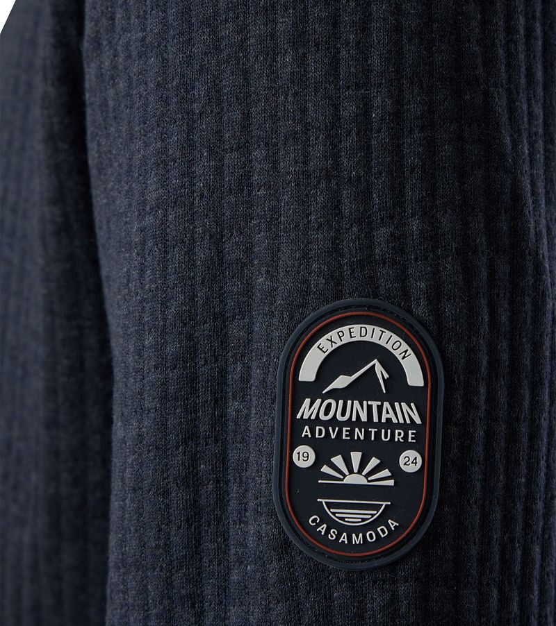 Casa Moda Strickjacke Zip Navy - Größe XXL günstig online kaufen