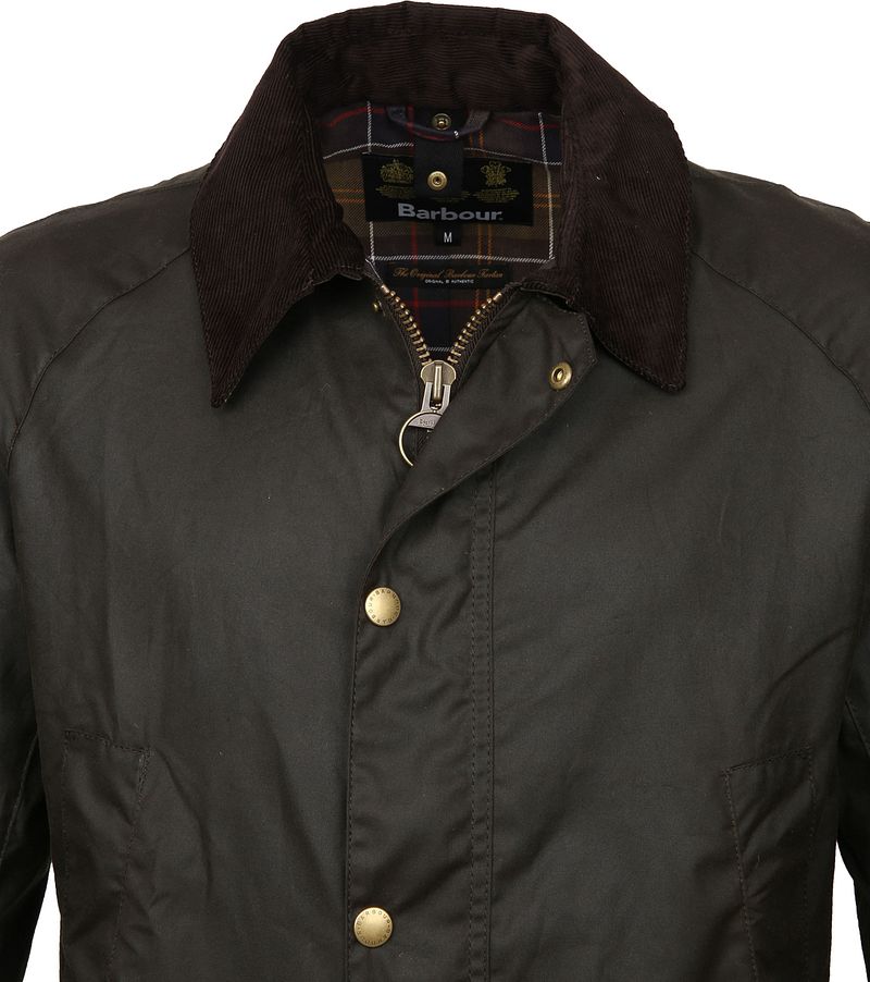Barbour Ashby Wachsjacke Olive - Größe M günstig online kaufen