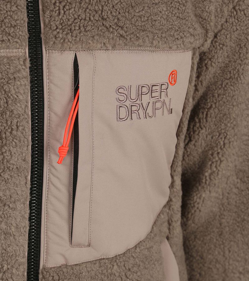 Superdry Fleecejacket Brown - Größe XL günstig online kaufen