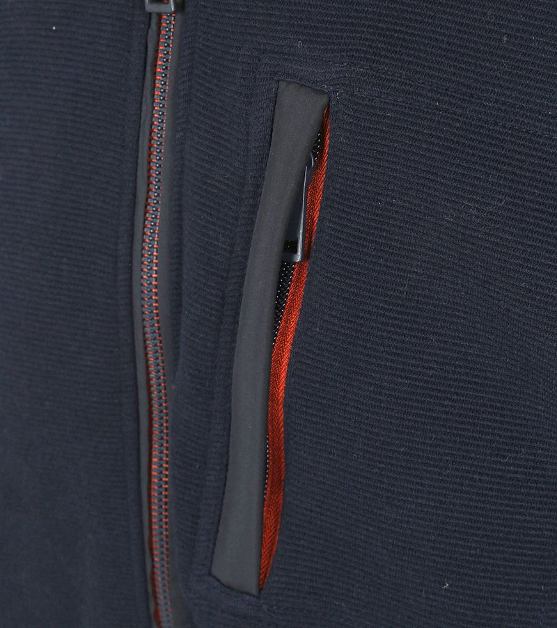 Casa Moda Strickjacke Zip Navy - Größe XXL günstig online kaufen