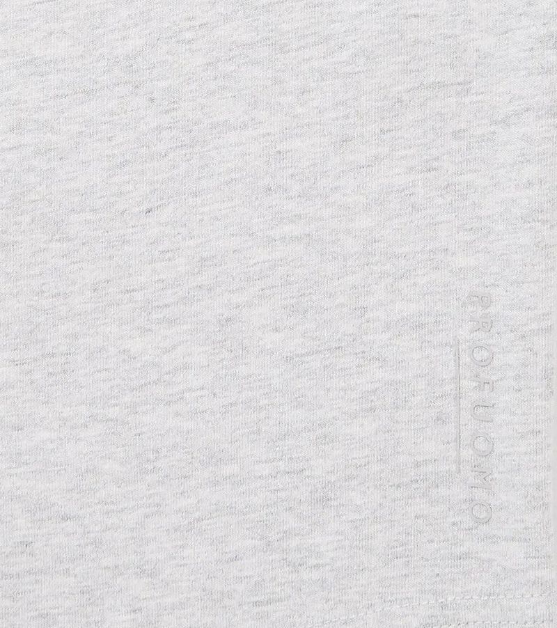 Profuomo Longsleeve Polo Grau Melange - Größe M günstig online kaufen