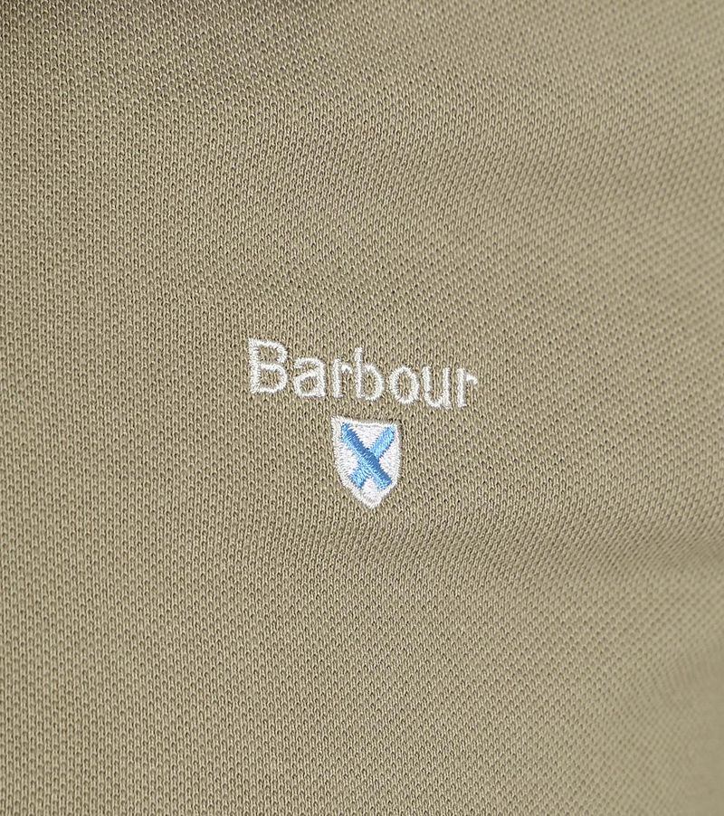 Barbour Pique Poloshirt Dusty Grün - Größe M günstig online kaufen