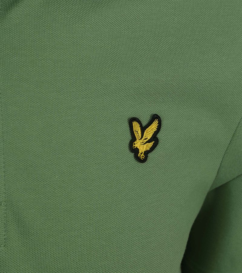 Lyle und Scott Polo Plain Grün - Größe XXL günstig online kaufen
