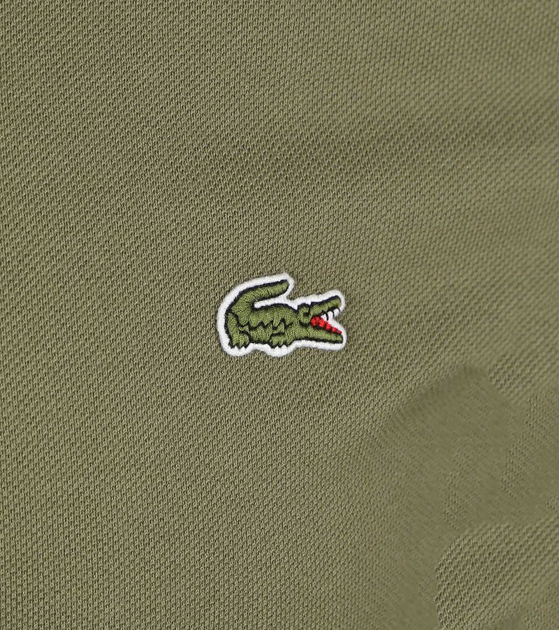 Lacoste Poloshirt Pique Olivgrun - Größe 3XL günstig online kaufen