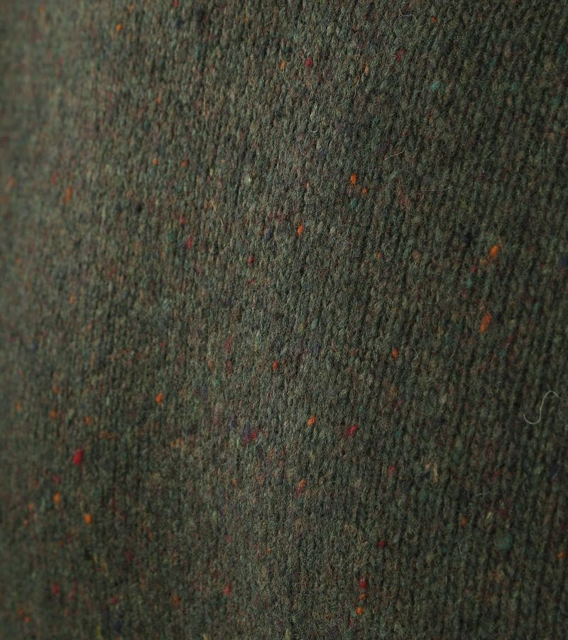 Suitable Pullover Tweed Wool Blend Grün - Größe XXL günstig online kaufen