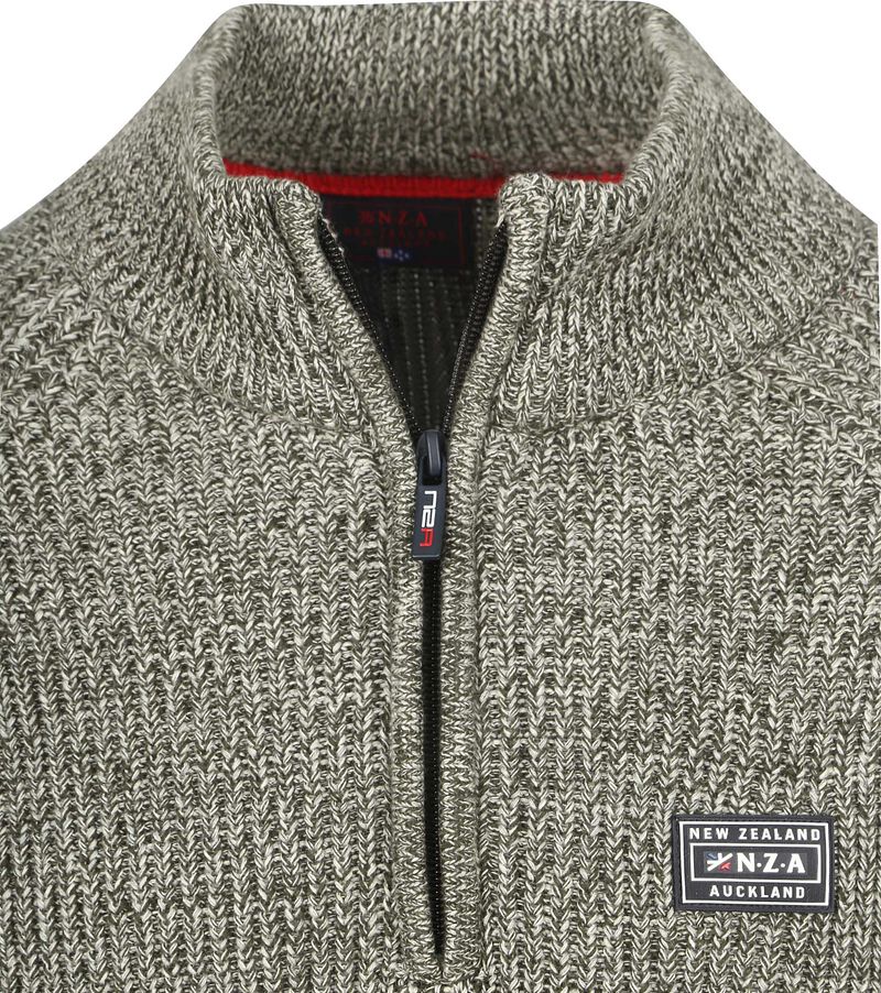 NZA Half Zip Pullover Drake Grün - Größe 3XL günstig online kaufen