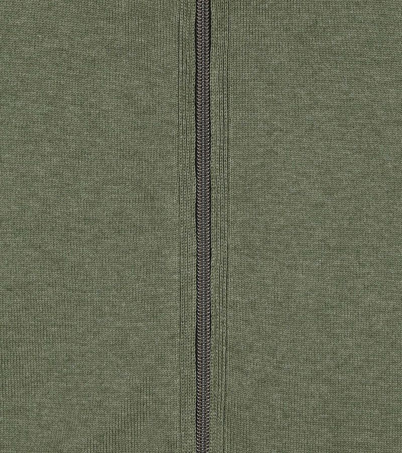 Casa Moda Strickjacke Zip Grün - Größe XXL günstig online kaufen