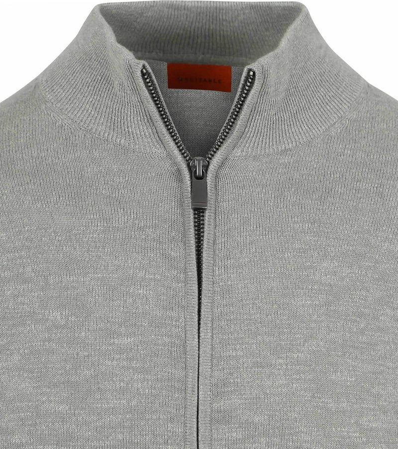 Suitable Strickjacke Slub Yarn Hellgrün - Größe XL günstig online kaufen