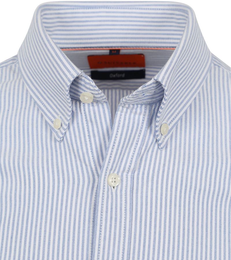 Suitable Hemd Oxford Streifen Hellblau - Größe 3XL günstig online kaufen
