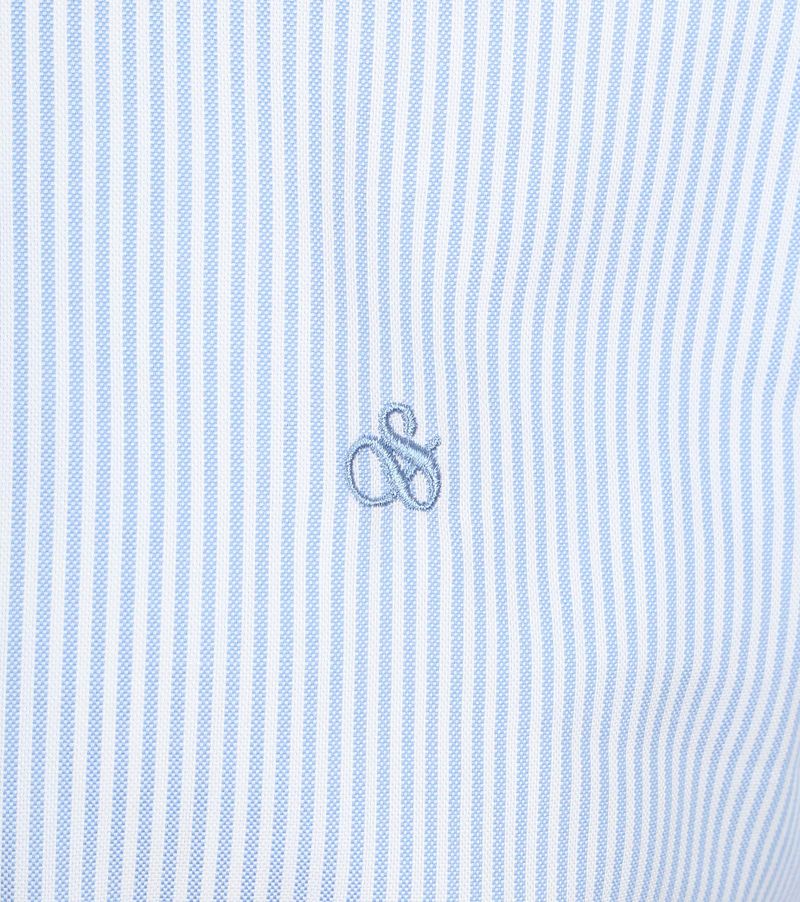 Scotch and Soda Hemd Streifen Hellblau - Größe M günstig online kaufen