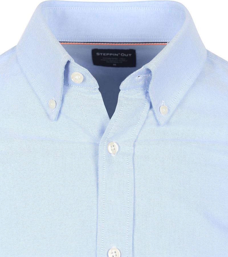 Steppin' Out Hemd Oxford Hellblau - Größe S günstig online kaufen